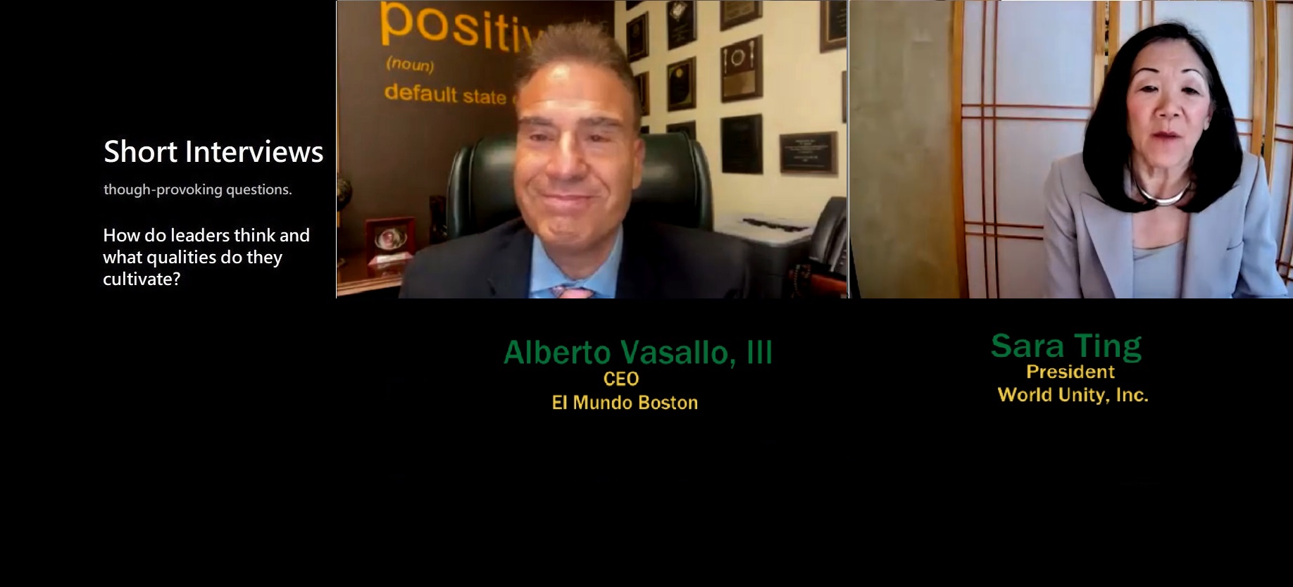 Alberto Vasallo III Leadership Dialog